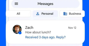 O que significa o ponto azul ao lado das mensagens de texto no Android?