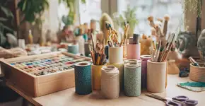 Aprenda a transformar o que iria para o lixo em organizadores práticos