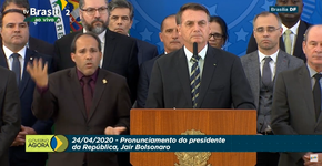 ‘O senhor não vai me chamar de mentiroso’, diz Bolsonaro sobre Moro