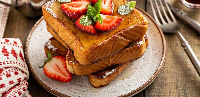 Torrada francesa de dar água na boca!