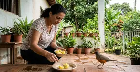 Troque a ração tradicional para pássaros por batatas cozidas