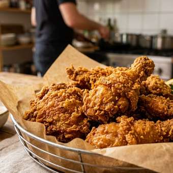 Featured mobile: Os melhores chefs concordam: para deixar o frango crocante, não é o óleo que importa, o segredo está no amido