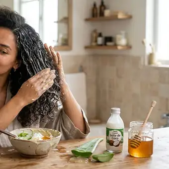 Featured mobile: Adeus ao frizz e ao volume excessivo: receita caseira e sem químicos que alisa naturalmente e hidrata os fios