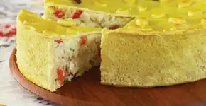 Esta torta de palmito com tomate é uma das mais gostosas já criadas