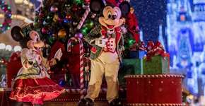 Disney transmite ao vivo novo show de fogos de Natal do Magic Kingdom