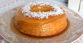 Pudim de coco delícia que desmancha na boca