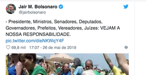 “Detalhe” de idosa em foto faz Bolsonaro passar vergonha