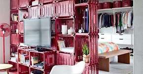 Veja como reaproveitar caixotes de plástico na decoração