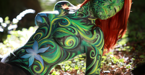 Arte viva: veja pinturas corporais feitas por artista alemã