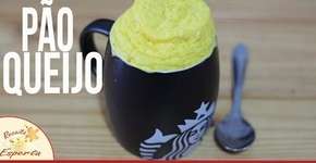Pão de queijo de caneca: gostoso e leva só 3 minutos