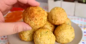 Salgadinho de batata sem fritura