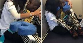 Passageira acalma menino autista que fica agitado durante voo