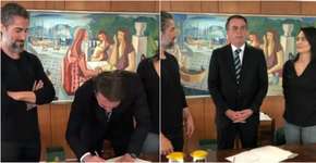 Marcos Mion convence Bolsonaro e comemora lei sobre autismo