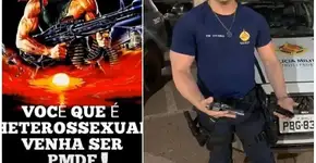 Cabo da PM convoca heterossexuais para entrar na polícia
