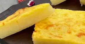 Bolo de mandioca gratinado ensinado pela Ana Maria Braga