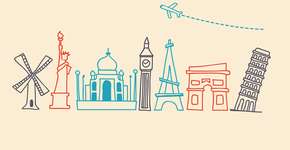 25 ideias de decoração com o tema viagem