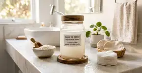 Na Coreia do Sul eles usam água de arroz no rosto por um motivo, e é assim que aplicam do jeito certo