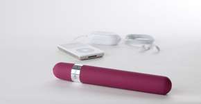 Aparelho que vibra conforme a música