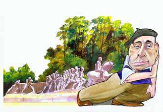 Caricatura - divulgação Assessoria de Imprensa da Caixa Cultural São Paulo