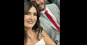 Fátima Bernardes sofre ataque etarista e machista ao posar com Túlio