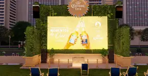 Corona promove espaço em São Paulo para a transmissão dos Jogos Olímpicos 