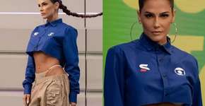 Deborah Secco explica de onde surgiu a ideia dos looks para a Copa