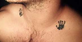 Pai tatua mãos de filho e explica significado emocionante