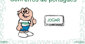 Experimente, gratuitamente, o Jogo dos Erros de Português