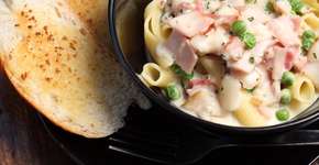 Macarrão penne à romanesca super cremoso