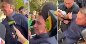 Vídeo: Bolsonaro cai de bunda no chão no meio da rua em ato de campanha