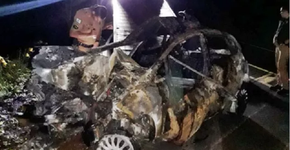 Suspeito de matar a mulher, homem foge e morre carbonizado no Paraná