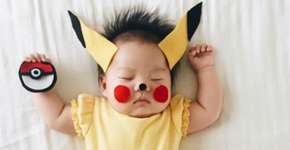 Mãe tira fotos de sua filha bebê vestida de personagens famosos