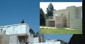 Construções feitas com EPS, conhecido como isopor