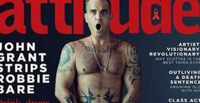 Robbie Williams posa nu e fala sobre vício em sexo