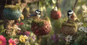 Atraia pássaros para o seu jardim com uma comida fácil de preparar