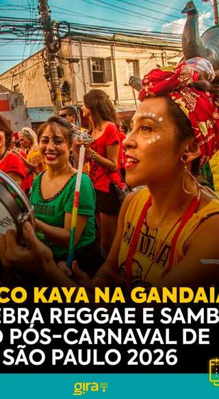 Reggae e samba de mãos dadas no pós-Carnaval 🎶✨ No...