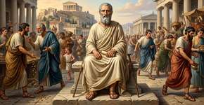 Zenão de Cício, filósofo: “A felicidade mora em aceitar o que a gente não controla pra parar de sofrer com o que não tem jeito”