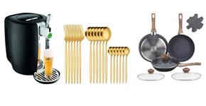 Cozinha de novela! Garanta os melhores talheres, potes, panelas e chopeiras com descontos imperdíveis