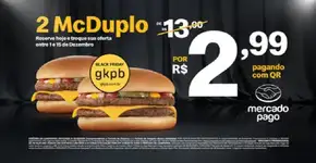 Méqui Friday: McDuplo por R$ 2,99, Colosso em dobro e BigMac por R$ 7