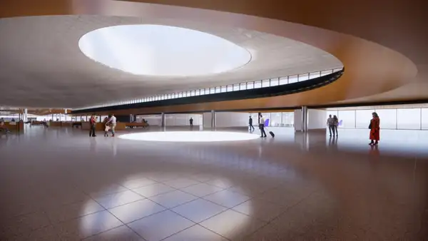 Área comercial do novo terminal do Aeroporto de Congonhas