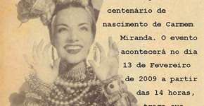 Baile de carnaval para idosos homenageia Carmem Miranda