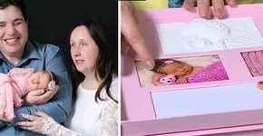 Para pais com deficiência visual, fotógrafa cria álbum sensorial