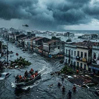 Featured mobile: O mar pode subir 27 centímetros mais do que o previsto e colocar mais 132 milhões de pessoas na zona de perigo, de acordo com uma nova e alarmante estimativa