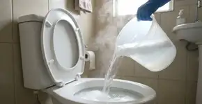 Por que você deve jogar água quente no vaso sanitário uma vez por semana