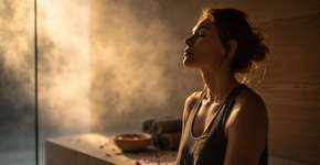 O segredo da sauna para pele limpa e corpo leve