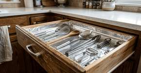 Guardar papel alumínio nas gavetas da cozinha: Para que serve e por que milhares de pessoas fazem isso