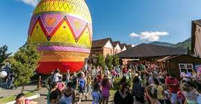 Pomerode entra para o ‘Guinness’ com maior ovo de Páscoa do mundo