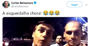 Carlos Bolsonaro posta declarações polêmicas de Jair Bolsonaro