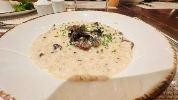 Risoto de cogumelos