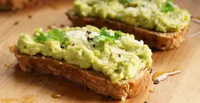 Toast vegano low carb